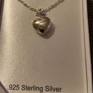 Sterling silver girls heart locket